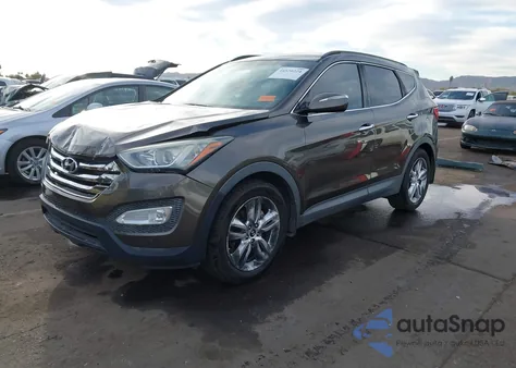 2013 Hyundai Santa Fe Sport 2.0T from USA, damaged, VIN 5XYZU3LA0DG117837